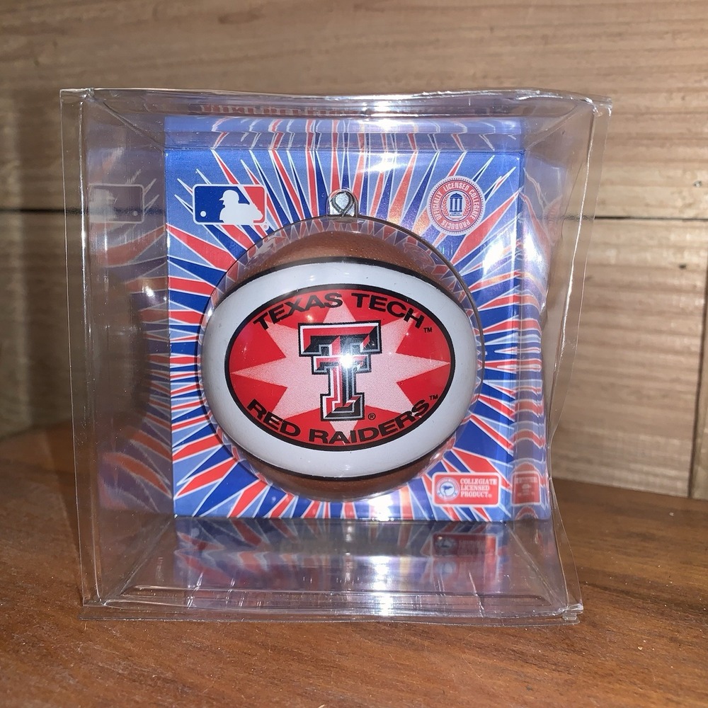 Sports Collector Series TEXAS TECH‎ ORNAMENT Mini Replica Basketball Topperscot